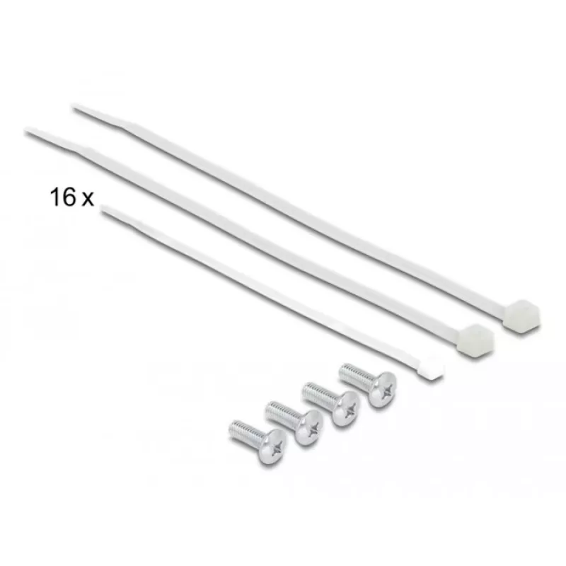 DeLOCK 66876 kytkentäpaneeli 1U Cat6a musta metalli