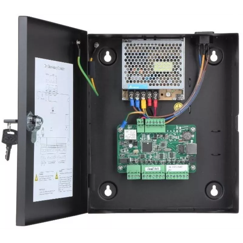 Kulunvalvontalaite Hikvision DS-K2801 musta 237x285x69mm