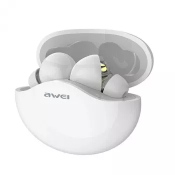Kuulokkeet Awei AWEI T12TWS Bluetooth-urheilukuulokkeet valkoinen