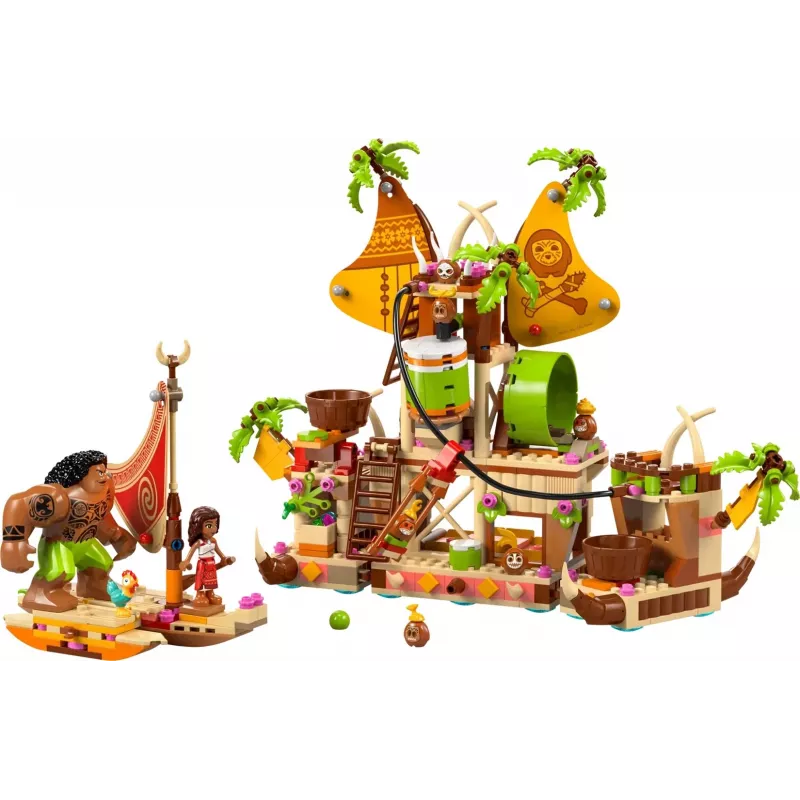 LEGO Disney Kakamora-vene leikkisetti 43258 – 572 osaa, 2 minifiguuria, lapsille 7-vuotiaasta