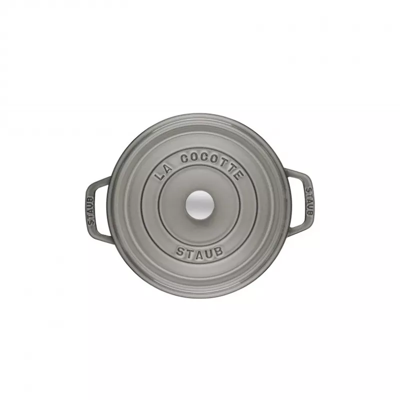 Cocotte Staub 20 cm harmaa valurauta