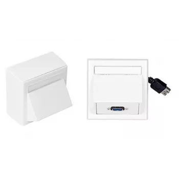 Vivolink WI221185 pistorasia USB valkoinen
