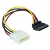 Virtakaapeli SATA HDD 4-pin pistoke kulmamalli DeLOCK 60101