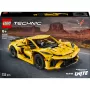 LEGO Technic Corvette Stingray 42205 2-in-1 avo- ja coupé-malli, 732 osaa, 80×270×140 mm