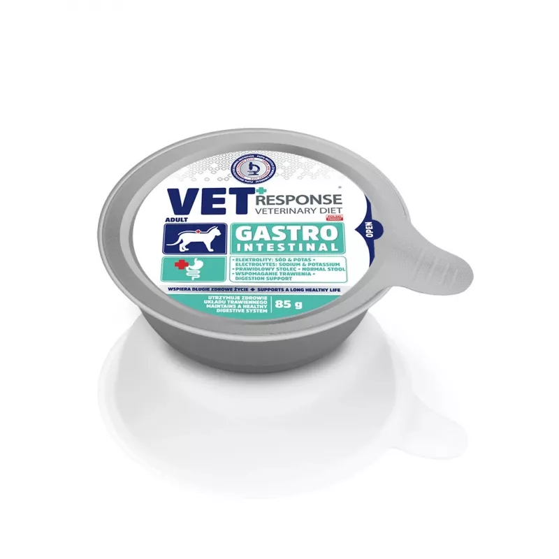 VET RESPONSE Gastrointestinal - märkäruoka kissoille - 4x85 g