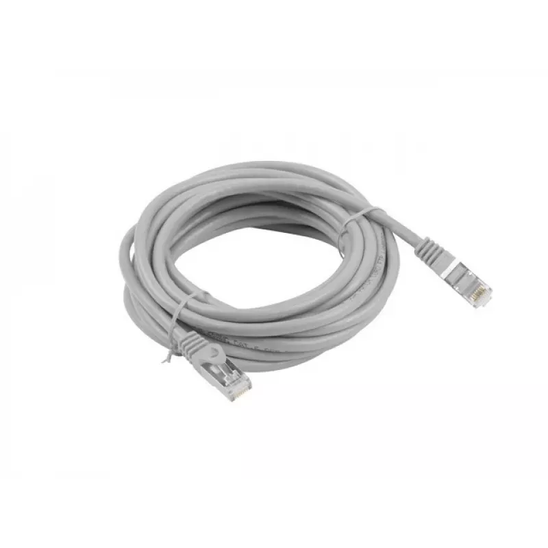 Verkkokaapeli Lanberg PCF6-10CC-0500-S RJ-45 Cat6 5 m harmaa