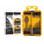 DeWalt sarja, jossa 100 Pozidriv-ruuvia – kiinnityssarja, lajitellut koot puu- ja metallisovelluksiin