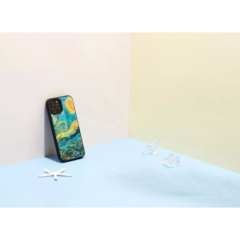iKins suojakotelo Apple iPhone 12 Pro Max — tähtiyö musta