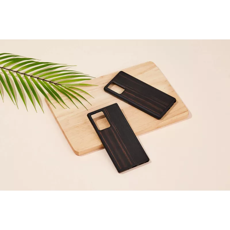 Suojakotelo Man and Wood Samsung Galaxy Note 20 — eebenpuu musta