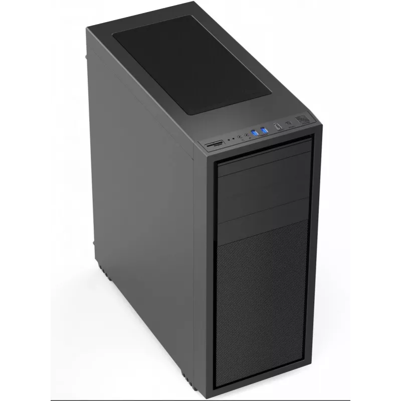 Gembird Fornax K500 ATX-tietokonekotelo, midi-torni, musta