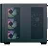 Tornikotelon AEROCOOL P500C EVO-G-BK-v1 2 karkaistulla sivupaneelilla, musta
