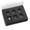 EK Water Blocks EK-Quantum Torque HDC 12 liitin 6-pakkaus, G1/4, hopea