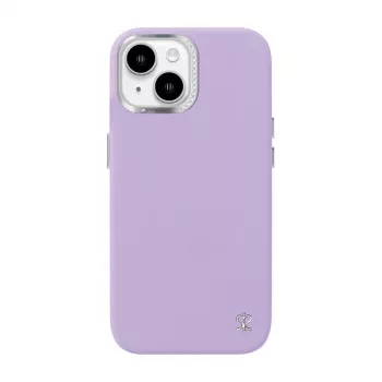 Suojakotelo Joyroom PN-15F1 Starry iPhone 15:lle, violetti, ohut, muotoiltu kotelo