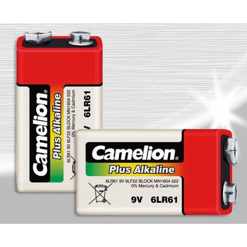 Kertakäyttöparisto Camelion 6LR61-SP1 9V alkaline