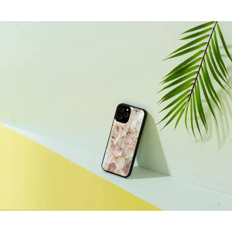 iKins suojakotelo Apple iPhone 12 Pro Max – vaaleanpunainen marmorikuvio