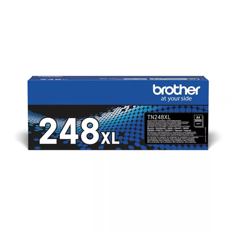 Värikasetti Brother TN248XLBK 3000 sivua musta