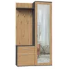 Eteiskaappi Top e shop GARD DUO ANT/ART KPL — 2 kierto-ovea, lastulevy, 1000×350×1800 mm