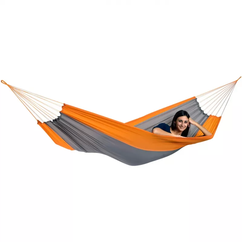 Silk Traveller Techno AZ-1030160, retkeilyriippumatto oranssi/harmaa