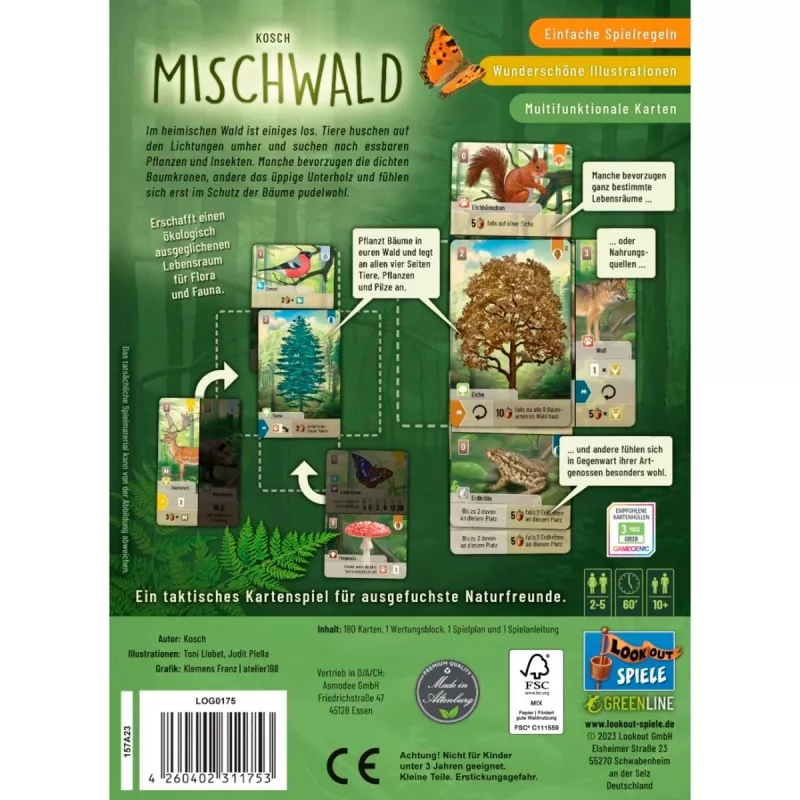 Mischwald, korttipeli