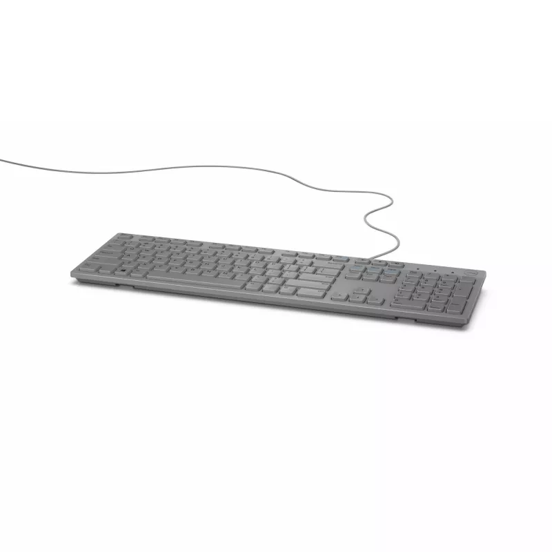 Dell langallinen näppäimistö - KB216 - US International (QWERTY) – harmaa/ LT kaiverrettu