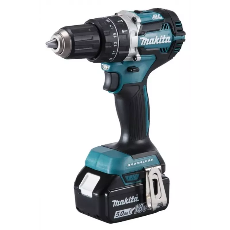 Makita DHP484RTJ porakone pikaporanistukka 1,8 kg musta, sininen