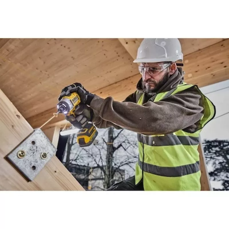 DeWALT DCF860N-XJ akkuruuvinväännin/iskuruuvinväännin 3800 kierr./min musta, keltainen