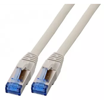 EFB-Elektronik RJ45 patch-kaapeli Cat.6A S/FTP TPECat.7 raakakaapeli superjoustava harmaa 2 m Valmistaja: EFB Elektronik (K5525FGR.2)