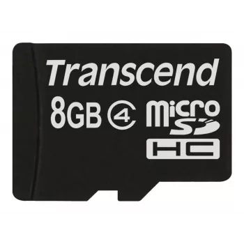 MicroSDHC-kortti Transcend 8GB Class 4 TS8GUSDC4