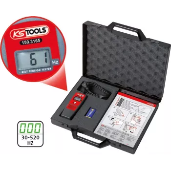 Hihnankireyden mittari KS TOOLS HZ 150.3165 — elektroninen diagnostiikkatyökalu hihnankireyden mittaamiseen