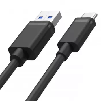 UNITEK USB-KAAPELI USB-A — USB-C 25CM, Y-C480BK