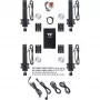 GM5 3DOF Motion System GSC-GM5-MSASBB-22, jalusta musta, GR500 Racing Sim Rig ja GF500 Flight Rig
