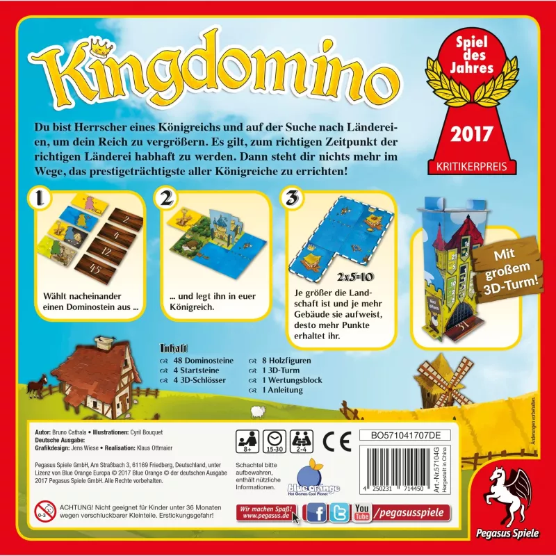 Kingdomino, lautapeli, vuoden 2017 peli