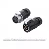 Good Connections -teollisuuspistoke S1 - Power 5-Pin M20
