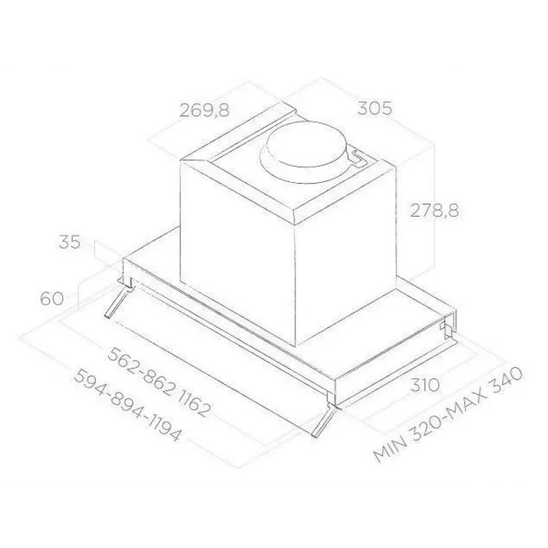 BOXIN LUX LX/IX/A/90 liesituuletin