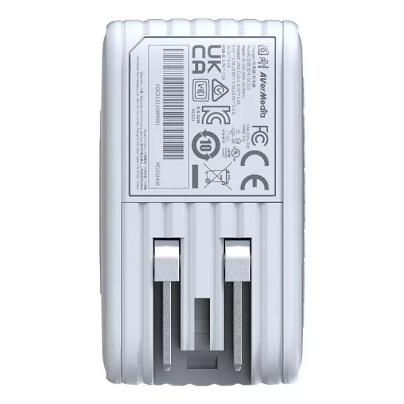AVerMedia GC313 Universal valkoinen AC-pikalaturi sisäkäyttöön