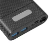 Akyga AK-BC-04 varavirtalähteen kotelo 20000 mAh, 8x 18650, 18W PD QC4+, USB-C, 2x USB-A, Lightning