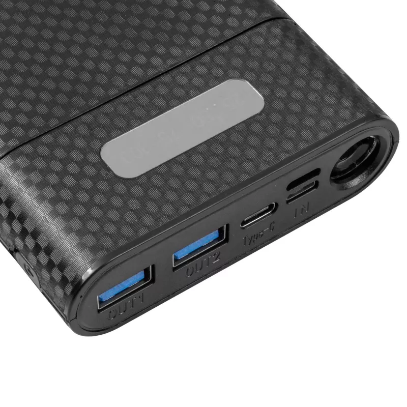 Akyga AK-BC-04 varavirtalähteen kotelo 20000 mAh, 8x 18650, 18W PD QC4+, USB-C, 2x USB-A, Lightning