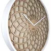NeXtime kello 3150be Sun Small, Ø35 cm, seinäkello, beige