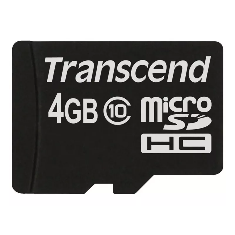 Flash-muisti Transcend 4GB MicroSDHC Class 10 TS4GUSDC10