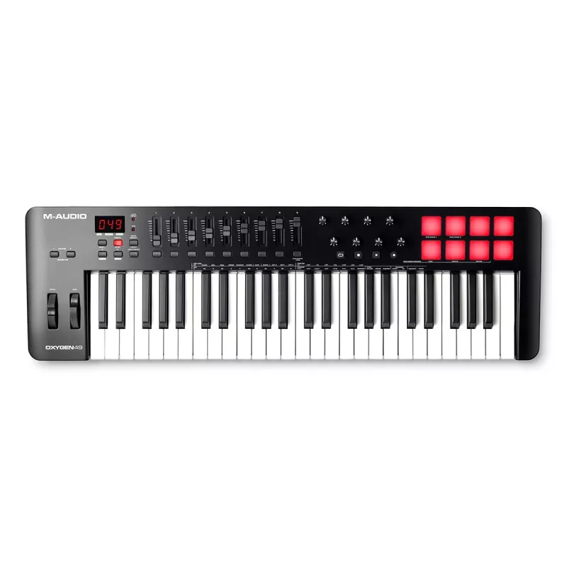 M-AUDIO Oxygen 49 (MKV) MIDI-näppäimistö 49 näppäintä USB musta