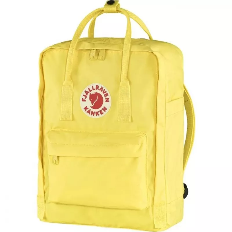 Vapaa-ajan reppu Fjällräven Kanken keltainen polypropyleeni vinylon