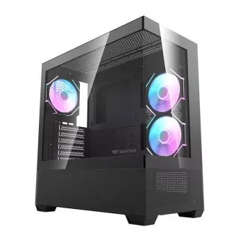 Darkflash DS900 AIR tietokonekotelo, ATX, musta