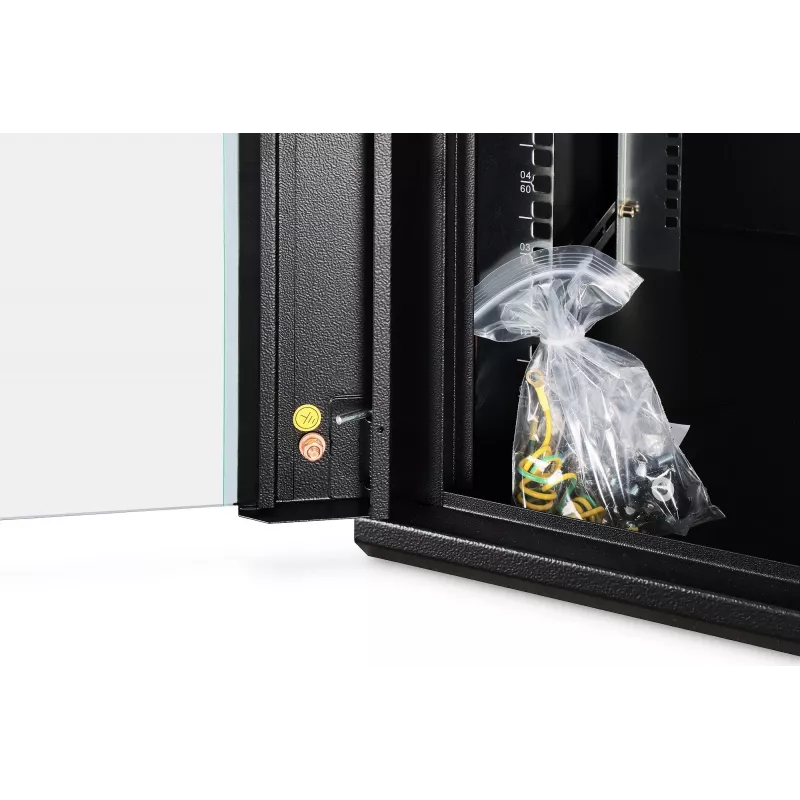 Seinäasennettava verkkokaappi DIGITUS Dynamic-N DN-37111 — 12U, 600 x 600 mm, IP20, avainlukko