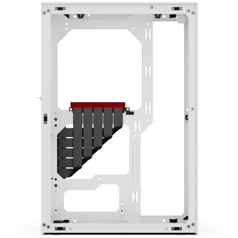 SSUPD Meshlicious Full Mesh PCIE 4.0 Edition Mini-ITX kotelo - valkoinen
