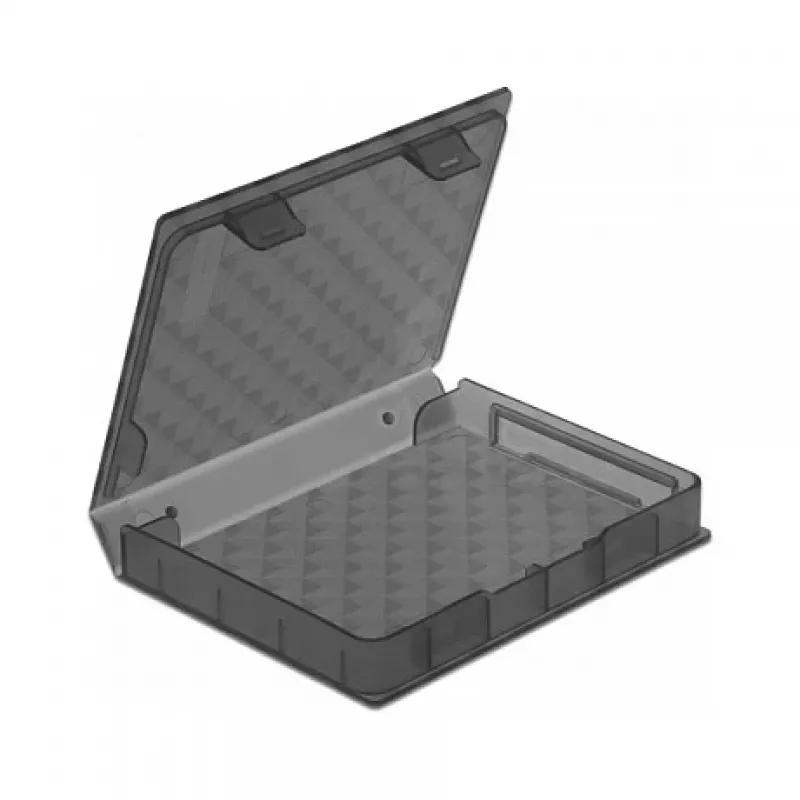Delock Protection Box - kiintolevyn suojakotelo - kapasiteetti: 1 kiintolevy (2.5) - harmaa (18368)