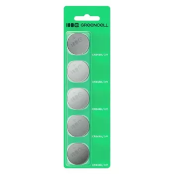 Nappiparisto Green Cell CR2430 3V — 5 kpl:n pakkaus