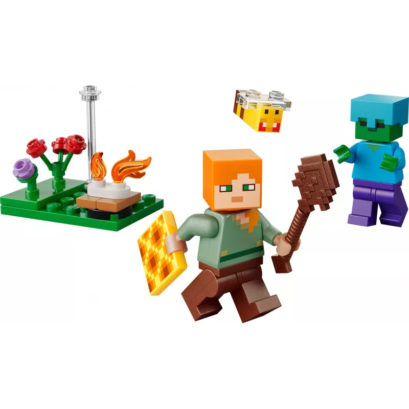 Bricks Minecraft 30732 Alexin nuotioyhteenotto