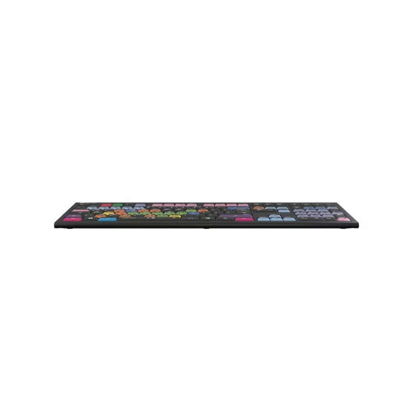 Näppäimistö Logickeyboard LKB-FLS-A2PC-DE Universal USB QWERTZ saksalainen musta