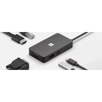 Kannettavan telakka Microsoft 1E4-00002 musta
