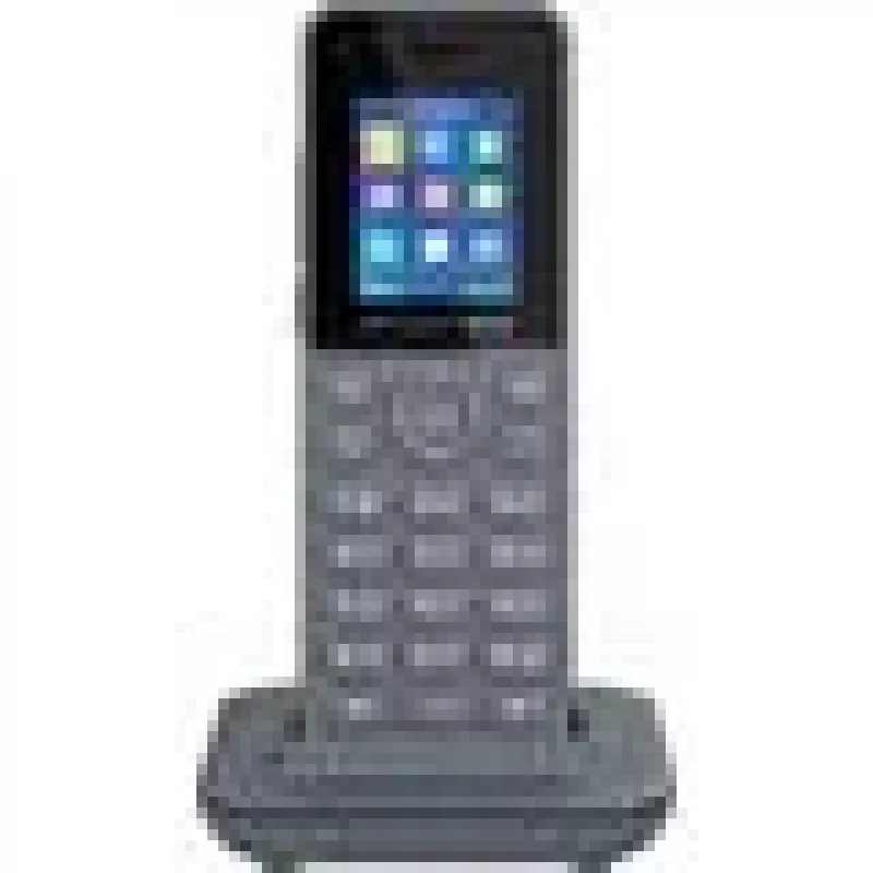 Grandstream DP725 langaton DECT HD -luuri, 1,8 tuuman TFT-värinäyttö, 20 SIP-tiliä/linjaa, push-to-talk, harmaa